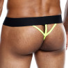 MALE BASICS String NEON MaleBasics Noir-Jaune